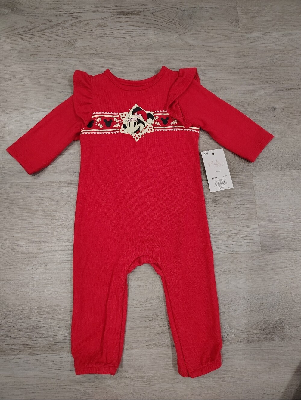 Disney Minnie and Mickey PJ set. Size 3 months